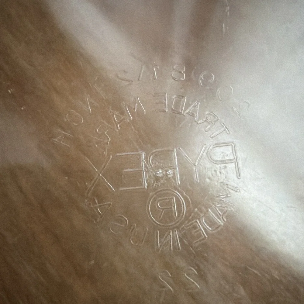 Vintage PYREX #209 Clear Glass Pie Pan 8 1/2